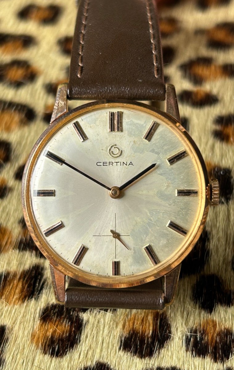 Certina, Manual Gold-plated Watch-photo-2