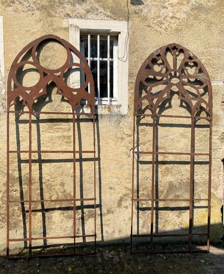 Fenêtres d’Eglise en fer forgé -photo-2