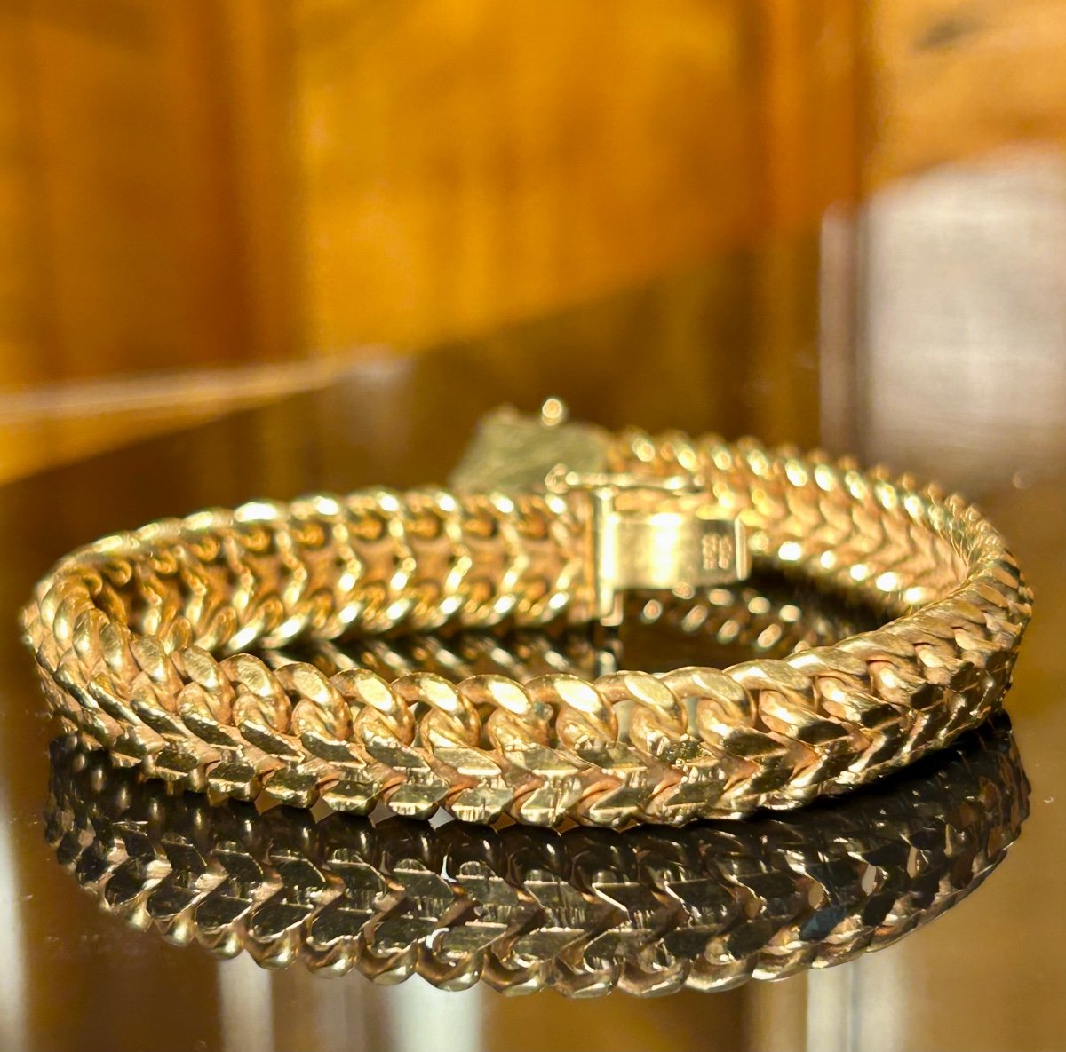 Vintage Golden Chain Bracelet-photo-1