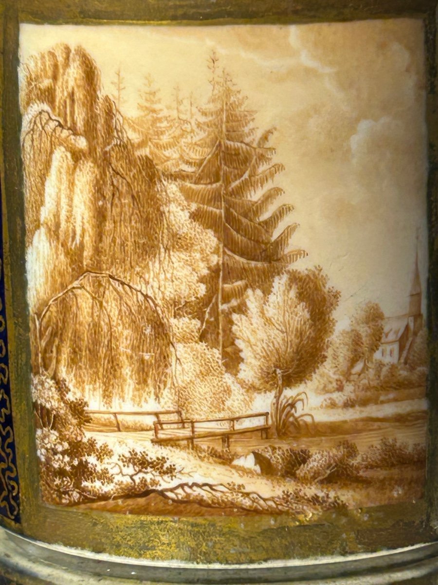 Nymphenburg, Porcelain Cup And Saucer-photo-6