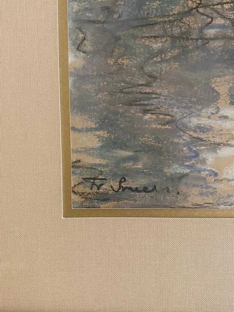 Huile sur toile signée par le peintre belge Frans Smeers-photo-4