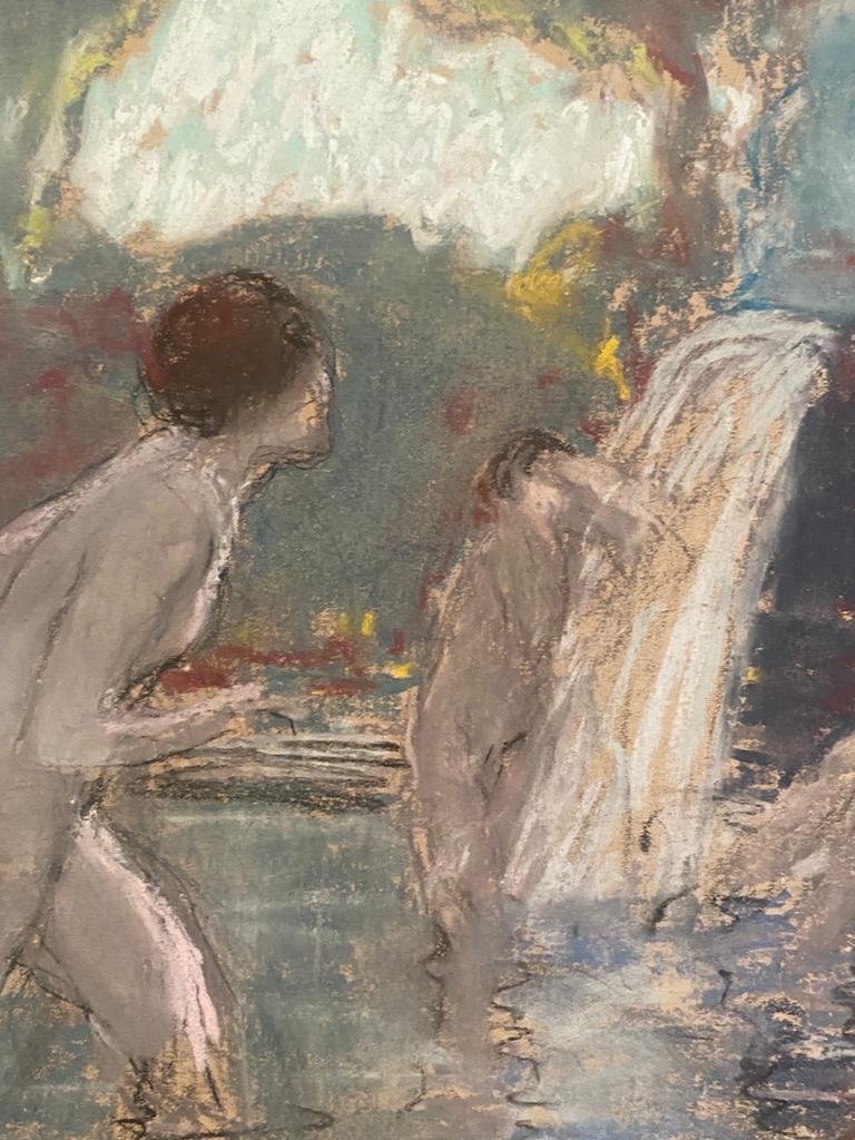 Huile sur toile signée par le peintre belge Frans Smeers-photo-1