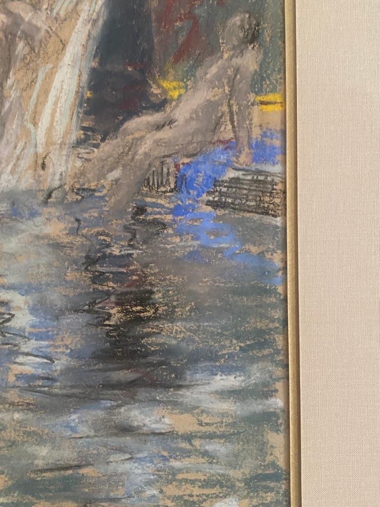 Huile sur toile signée par le peintre belge Frans Smeers-photo-4