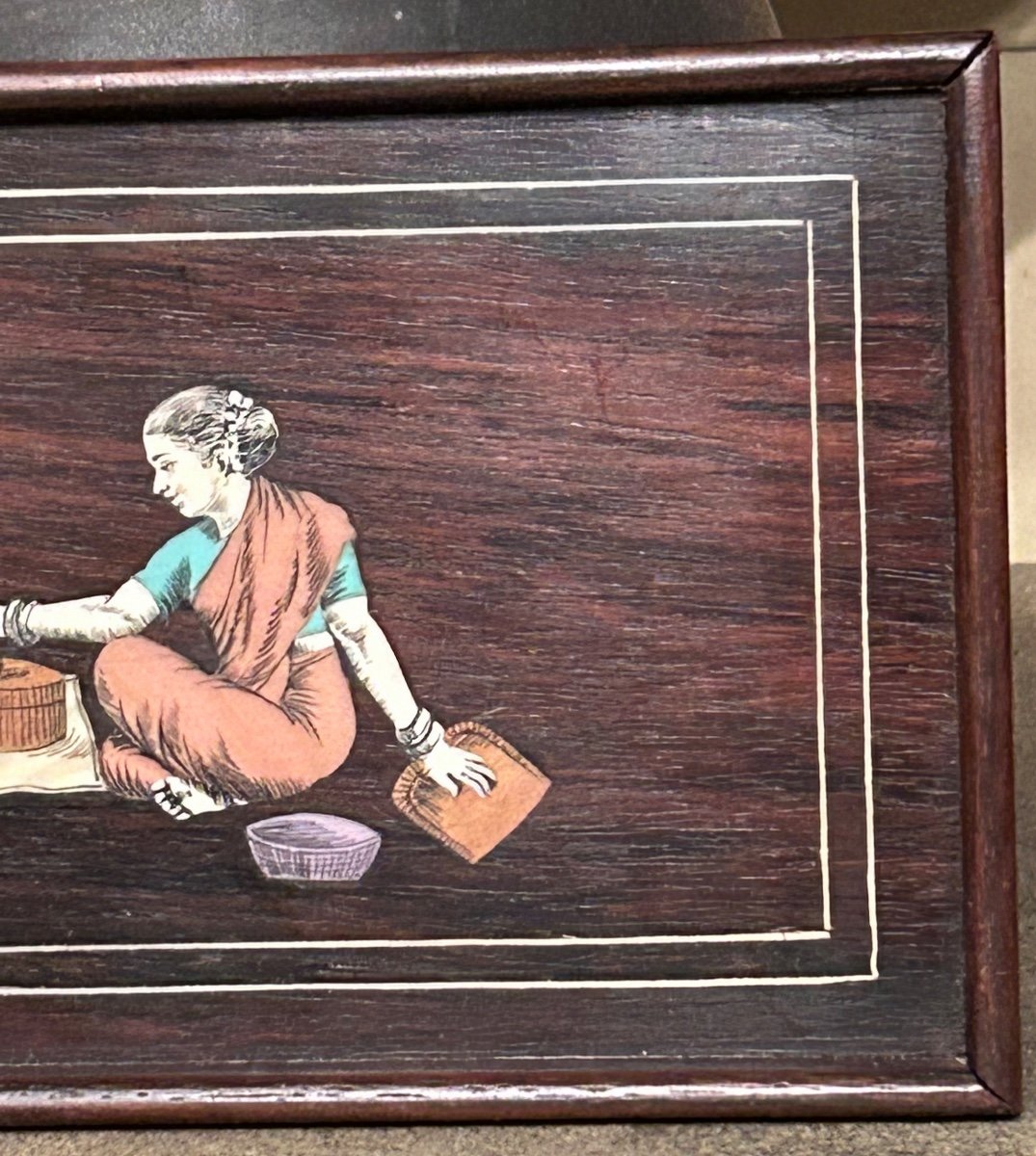 Small Tray In Sorrento Marquetry-photo-1