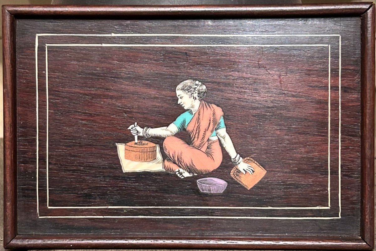 Small Tray In Sorrento Marquetry