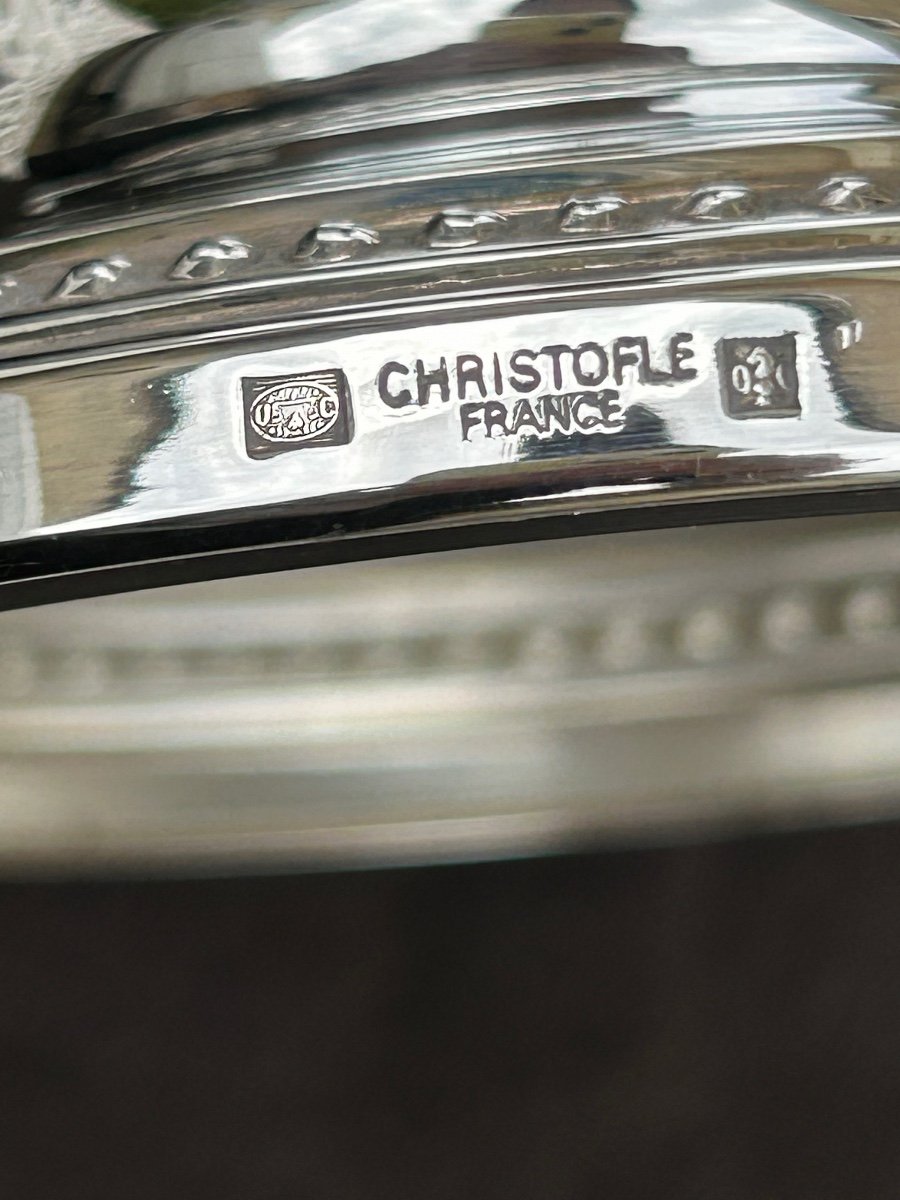 Christofle Silver Metal And Ebony Coffee Maker-photo-6