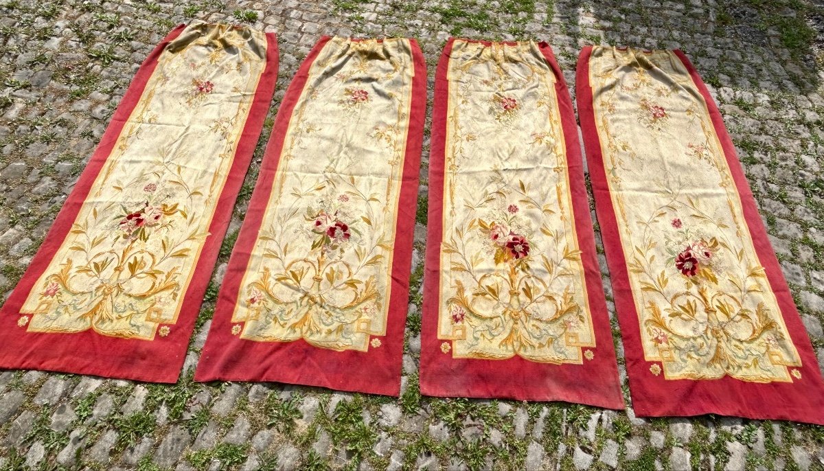 Aubusson, 2 Pairs Of Large Napoleon III Doors