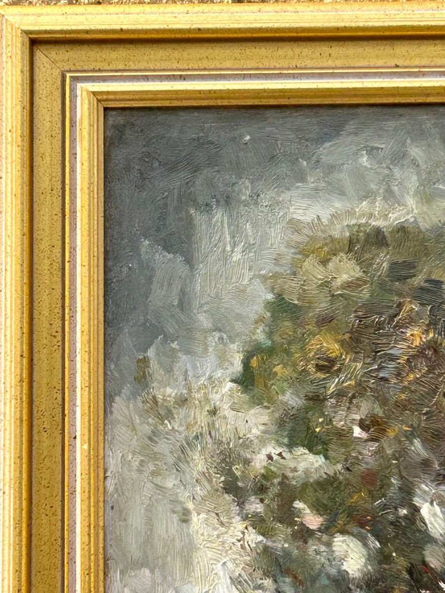 Paul Hagemans, Belgian Painter Oil On Panel-photo-4