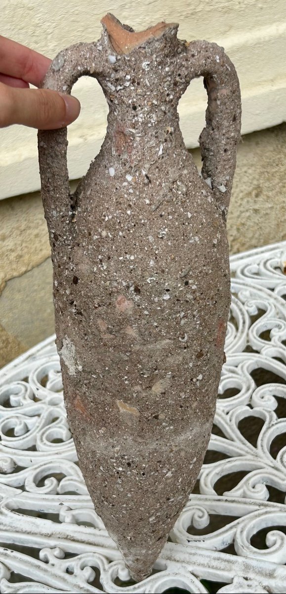 Dressel-type Underwater Amphora In Terracotta