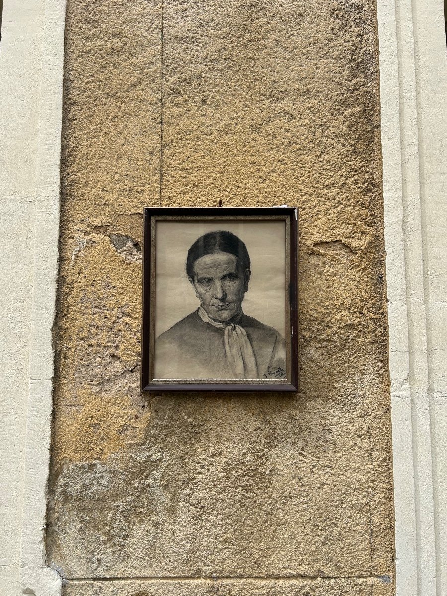 Luxembourg Artist Ferdinand d'Huart, Portrait Of A Woman-photo-4