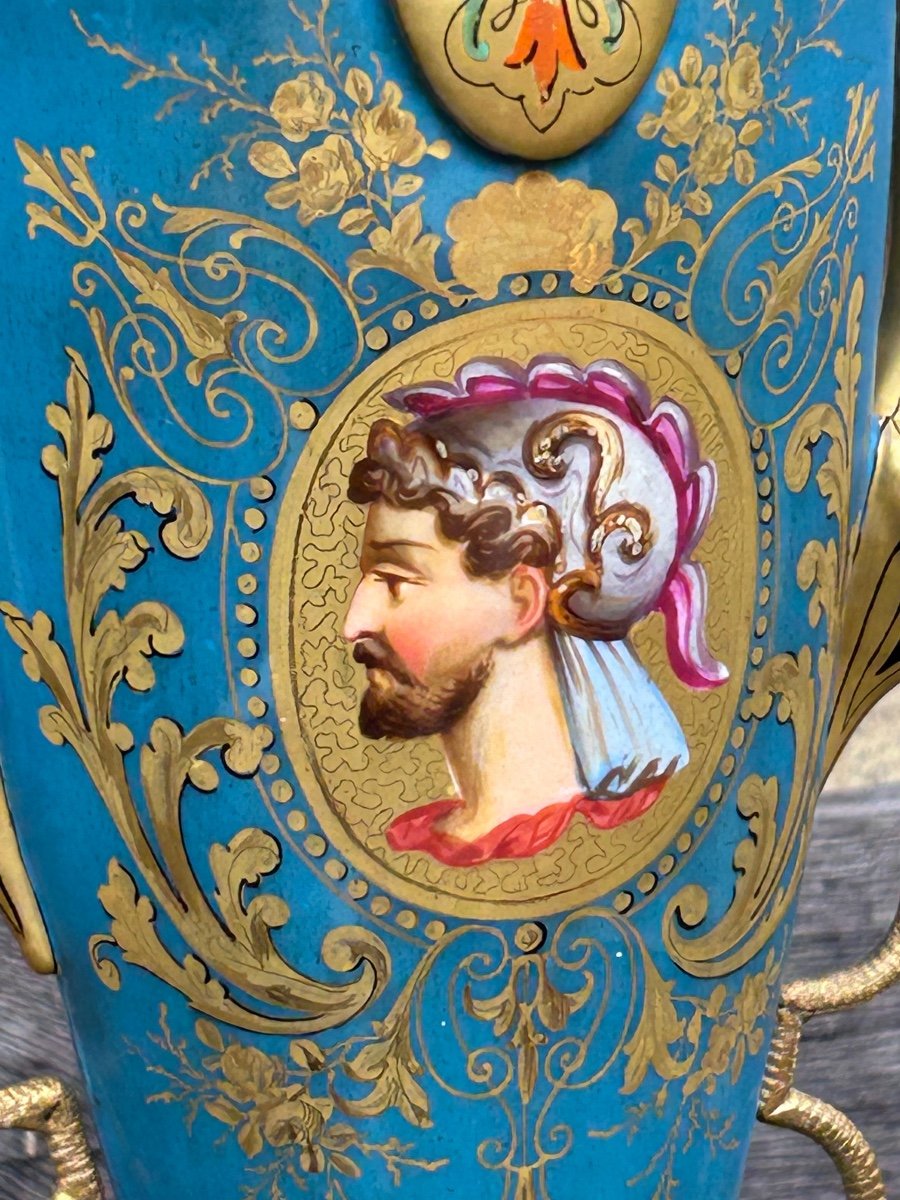 Napoleon III Porcelain Vase-photo-4