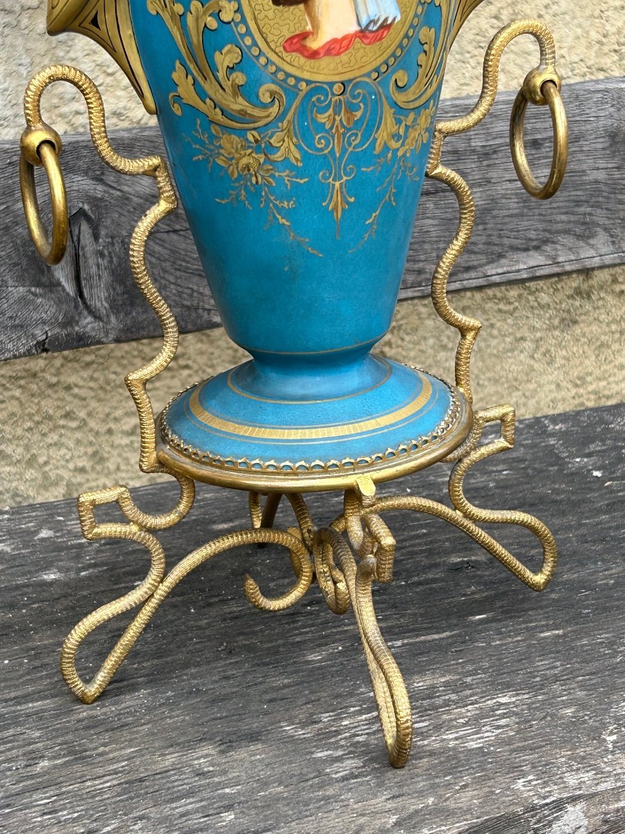 Napoleon III Porcelain Vase-photo-2