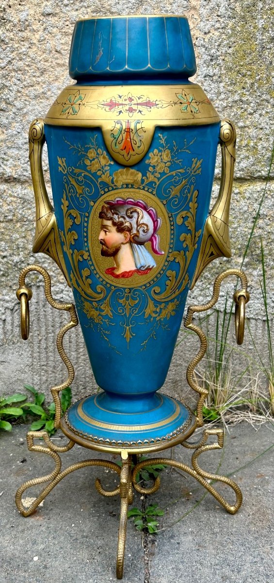 Napoleon III Porcelain Vase-photo-6