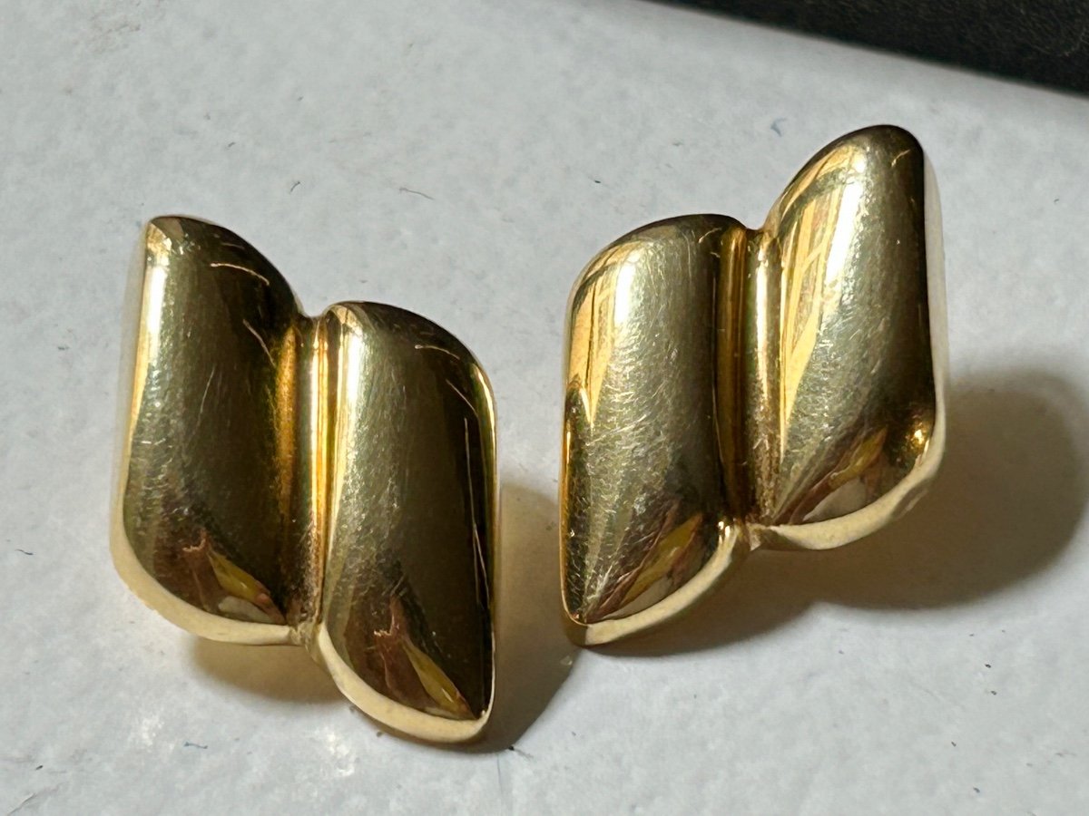 Pair Of Gold Earrings-photo-2