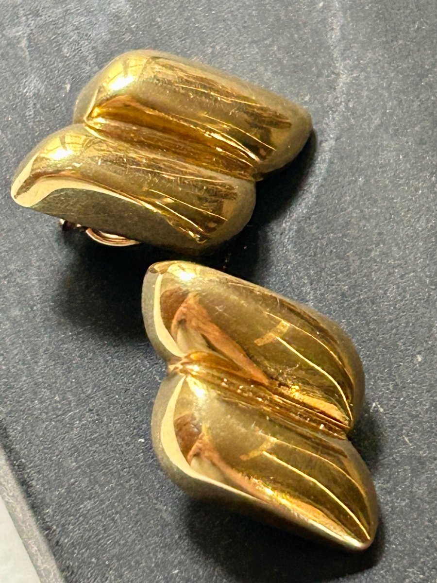 Pair Of Gold Earrings-photo-3