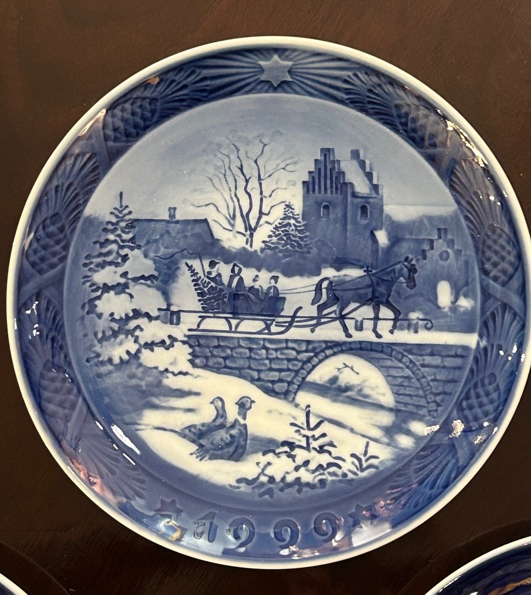 Royal Copenhagen, Set Of Porcelain Christmas Plates-photo-5