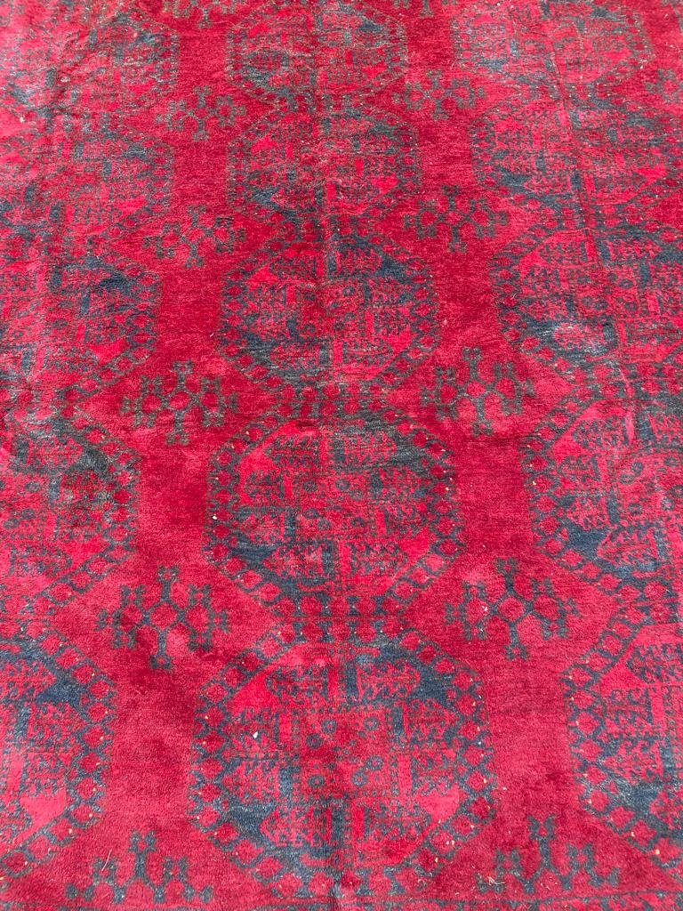 Ancien tapis de collection en laine -photo-2