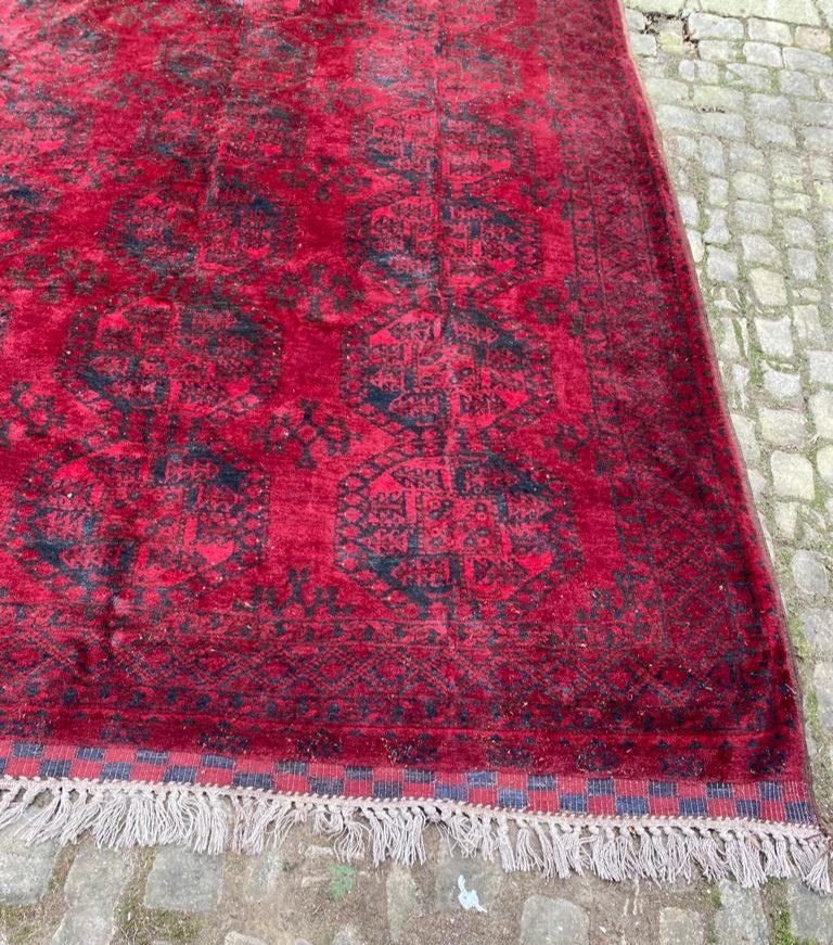 Ancien tapis de collection en laine -photo-4