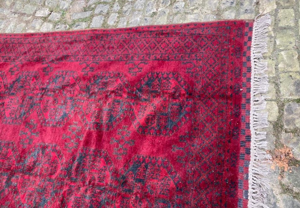 Ancien tapis de collection en laine -photo-3