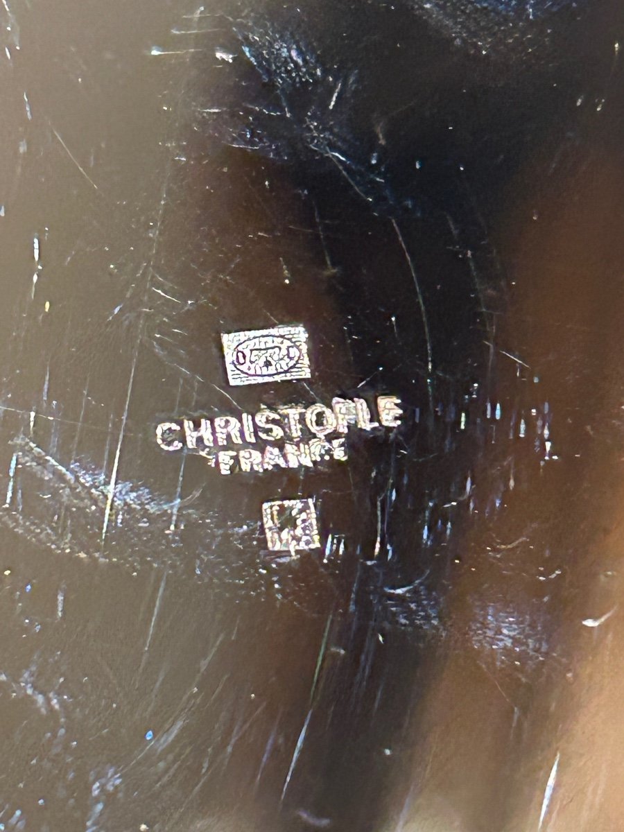 Christofle, boîte à pilules Talisman en laque de Chine-photo-3