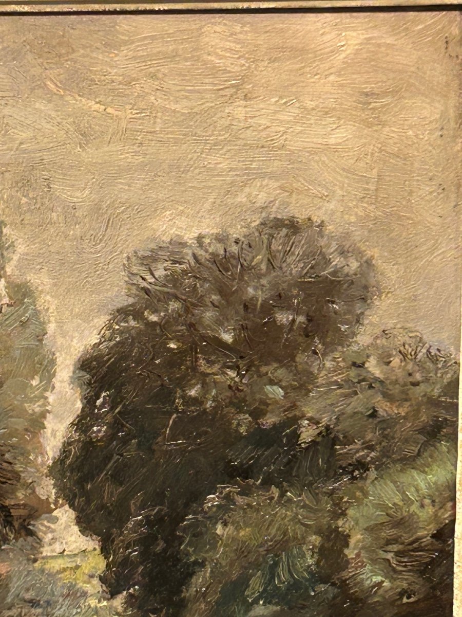 Leopold Schönchen, huile sur toile monogrammée L.S-photo-3