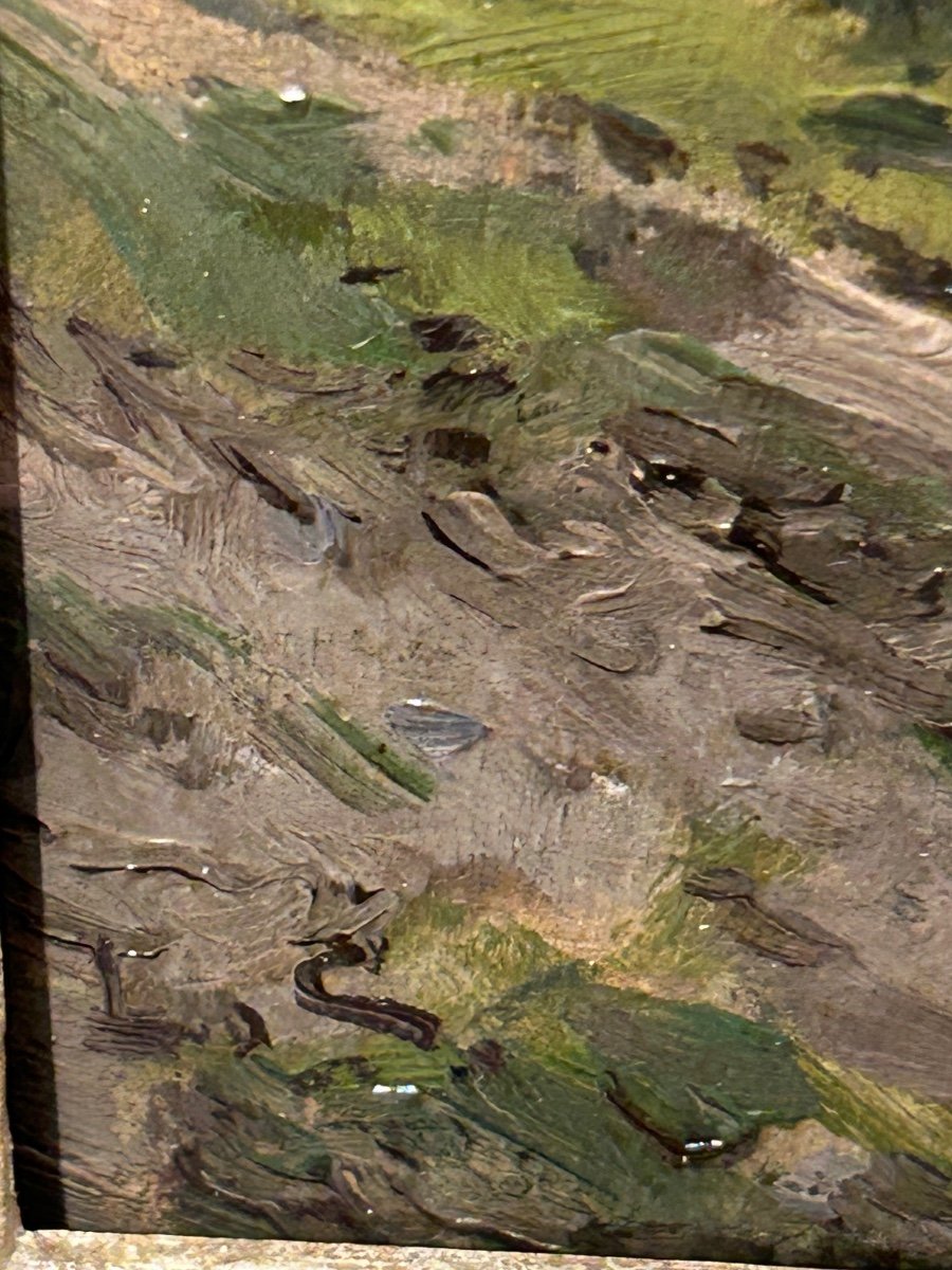 Leopold Schönchen, huile sur toile monogrammée L.S-photo-4