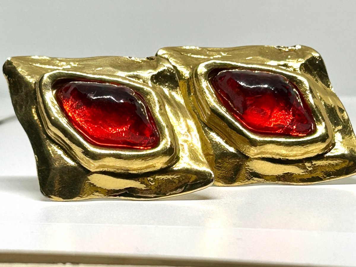 YSL, paire de boucles d’oreille à clips -photo-6
