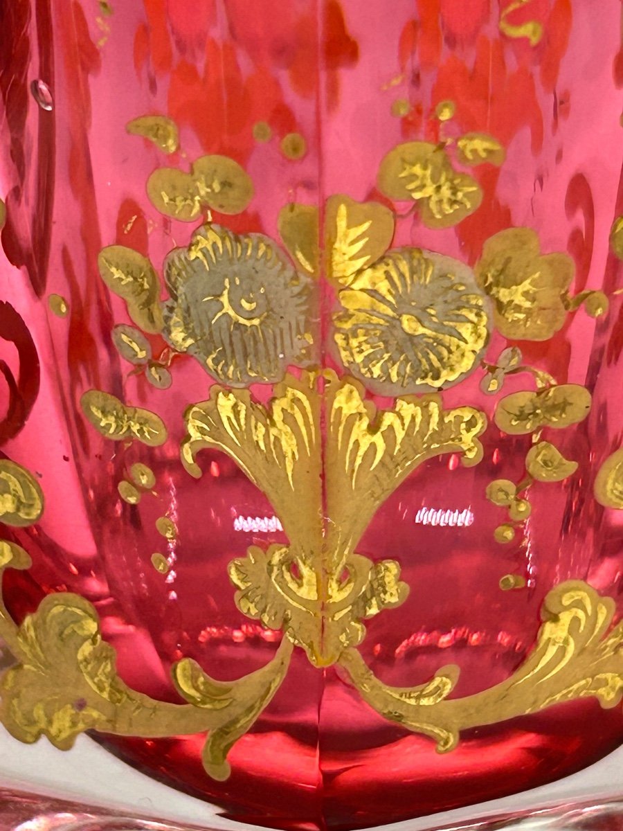 Friedrich Egermann, Bohemian Engraved Glass Vase -photo-4