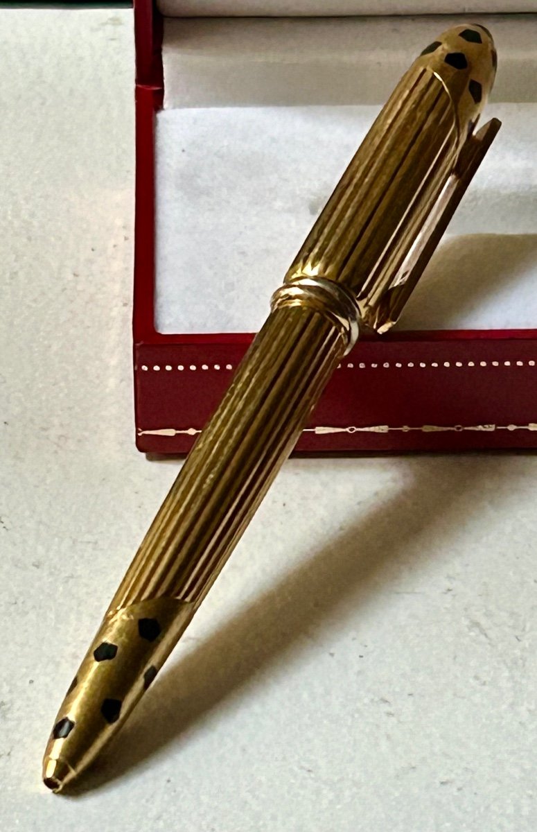 Cartier, stylo à bille modèle Panthère 