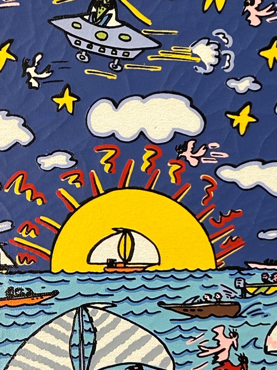 James Rizzi, « Sunset on the seven seas »-photo-3