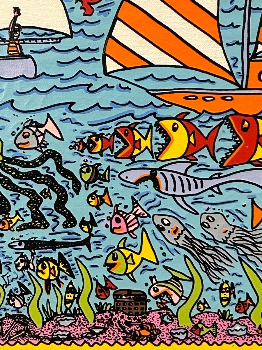 James Rizzi, « Sunset on the seven seas »-photo-6