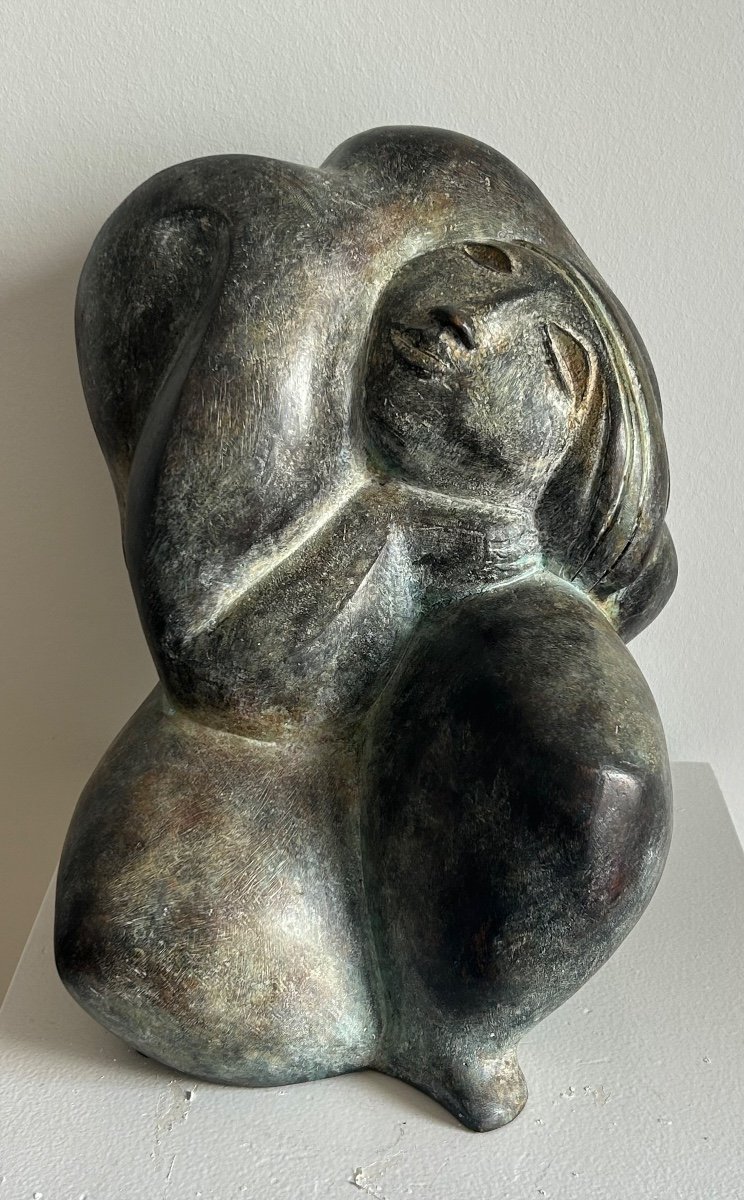 M. Seiz, sculpture en bronze 