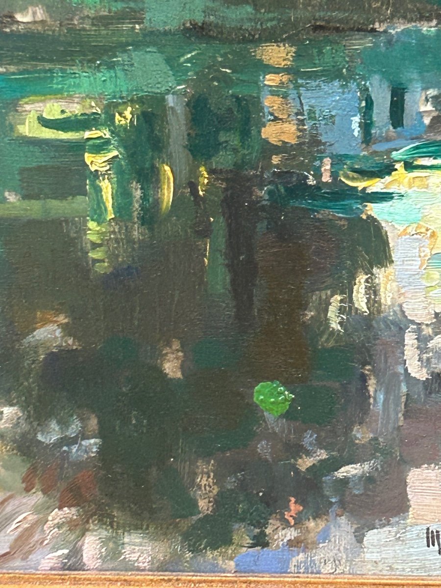 Maurice F. Perrot, huile sur panneau -photo-6