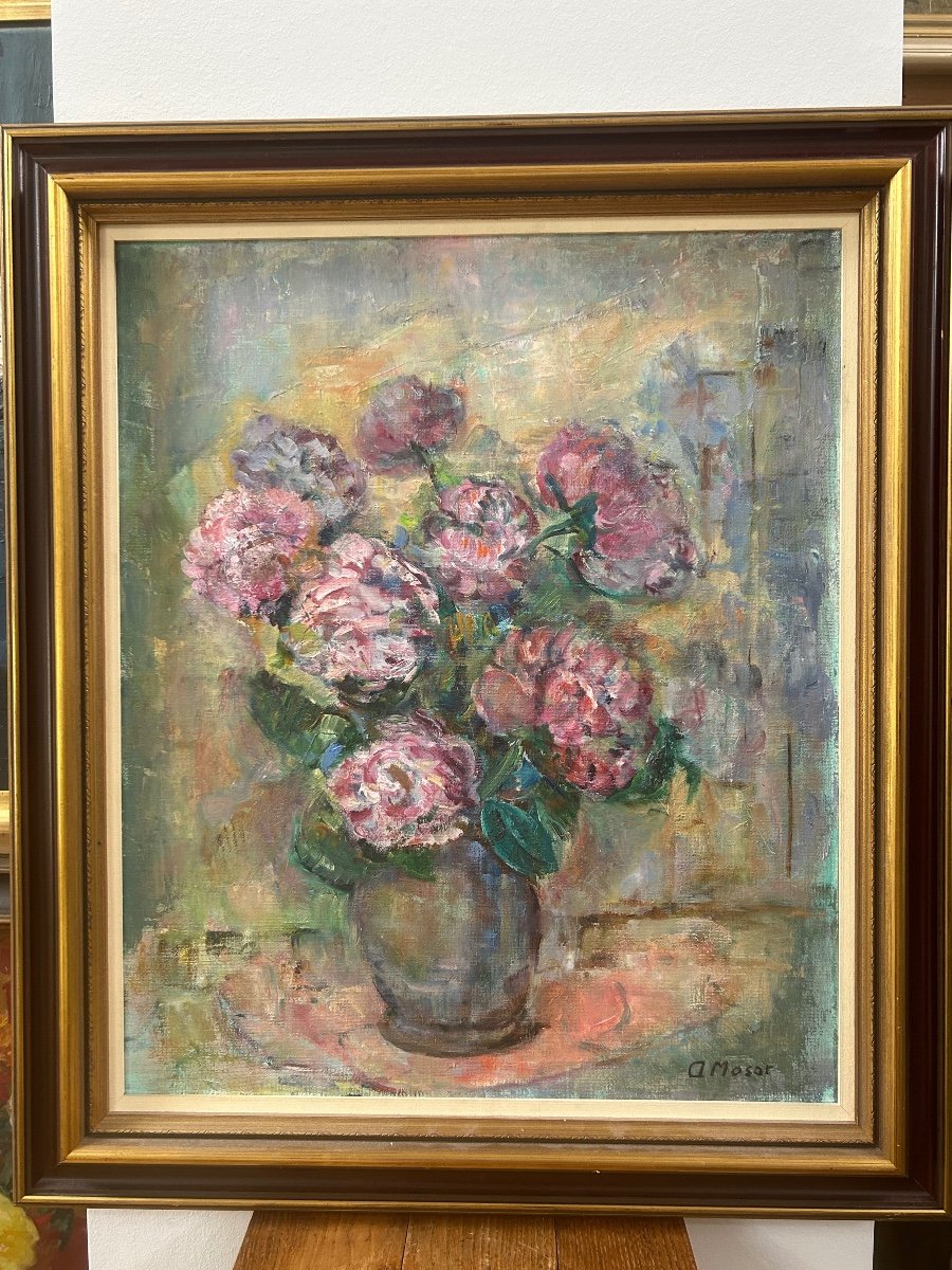 A.mosar, Luxembourg Painter Oil On Canvas -photo-2