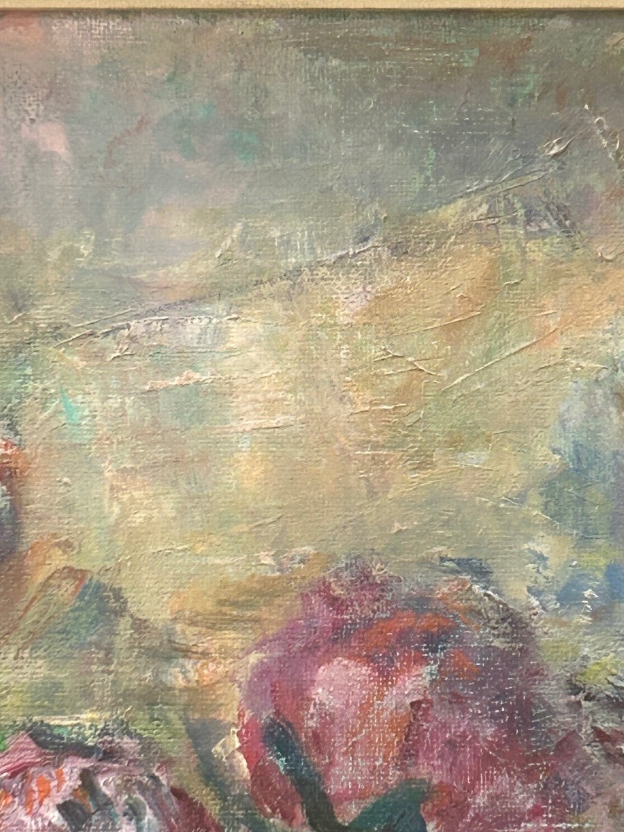 A.mosar, Luxembourg Painter Oil On Canvas -photo-4