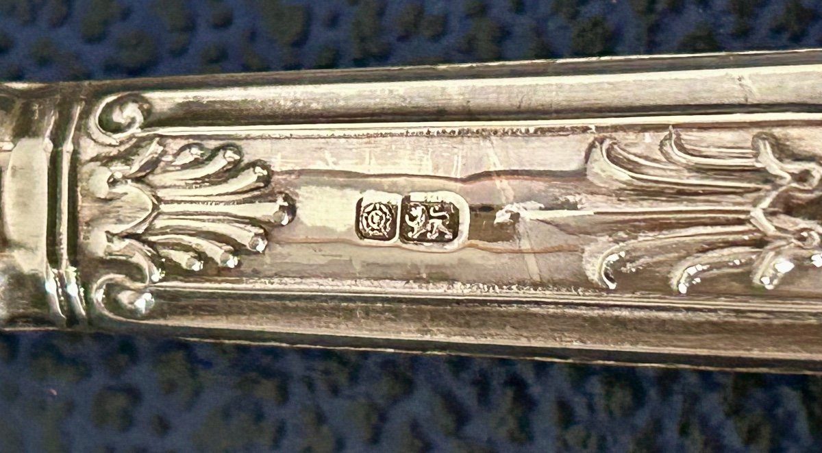 Sheffield, set de couverts argent Sterling et acier inoxydable -photo-5