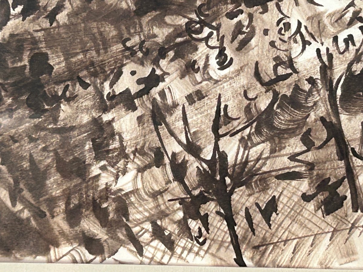 Will Faber , feutre sur papier paysage luxembourgeois -photo-8