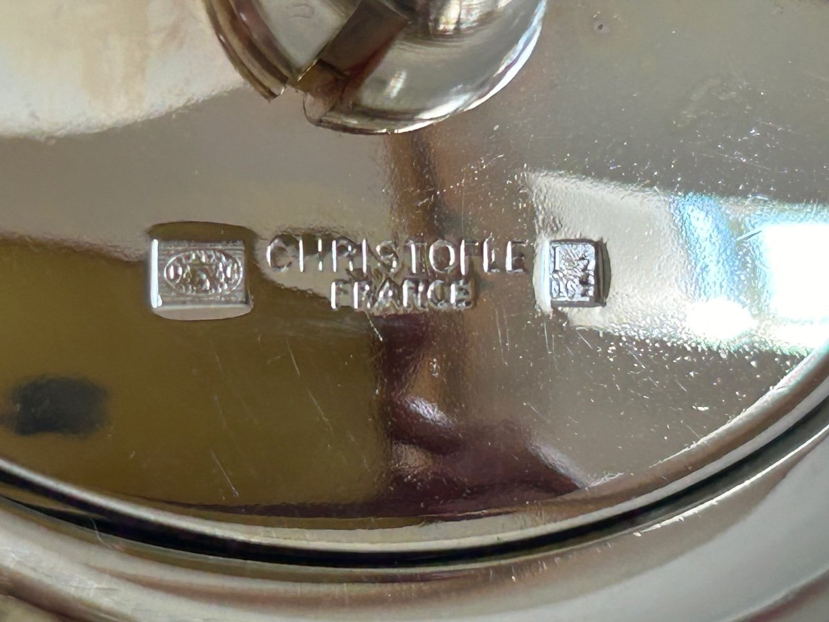 Christofle, saucière ovale Rubans croisés -photo-3