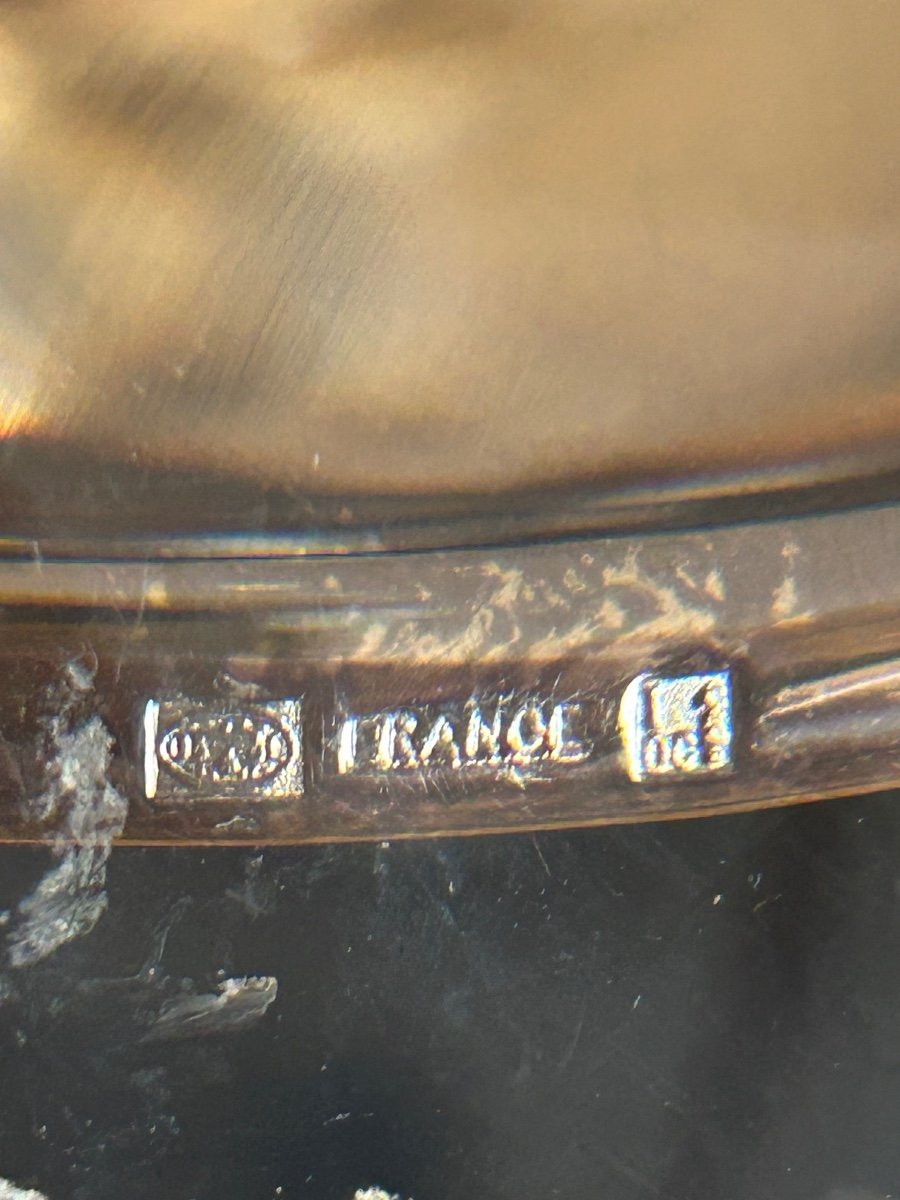 Christofle, Footed Bowl In Black Chinese Lacquer -photo-1