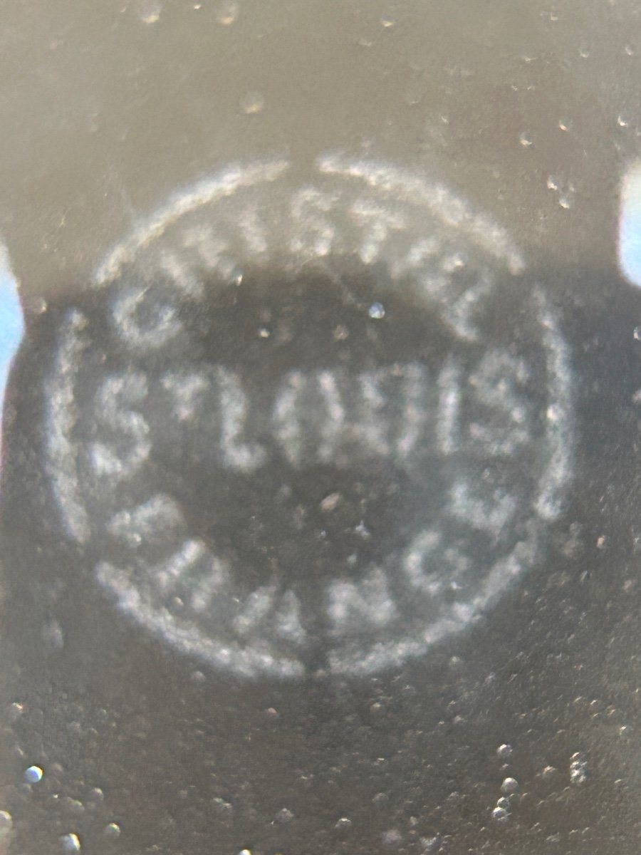 Saint Louis, 6 Crystal Tumbler Glasses From The Massenet Collection-photo-5