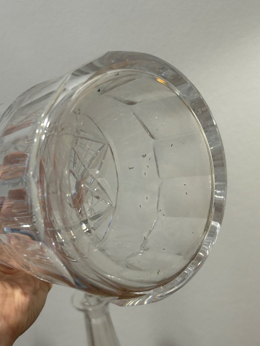 Val Saint Lambert, 2 carafes en cristal -photo-2