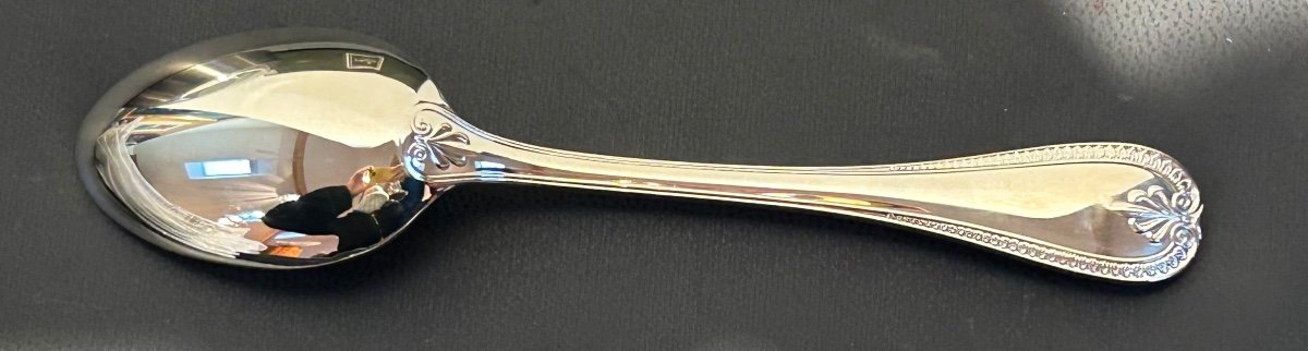 Christofle, 11 Malmaison Teaspoons-photo-2