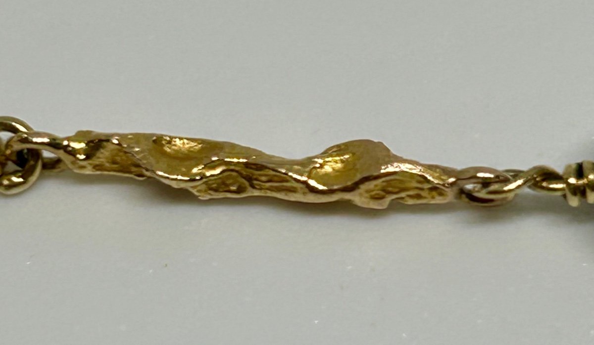 Lapponia, collier en or et perles -photo-3