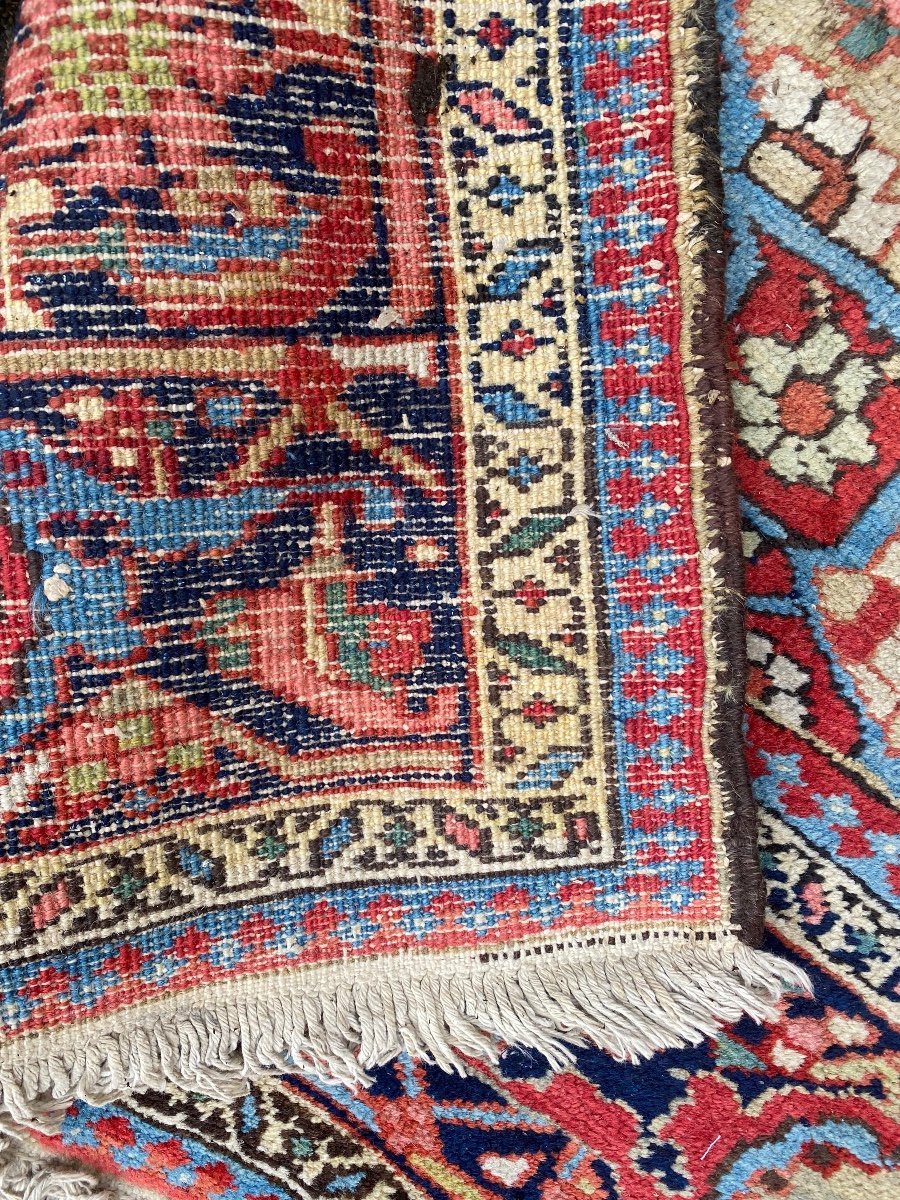 Ancien tapis de collection en laine -photo-1