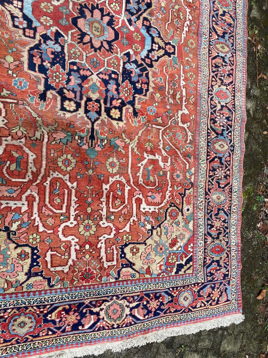 Ancien tapis de collection en laine -photo-3