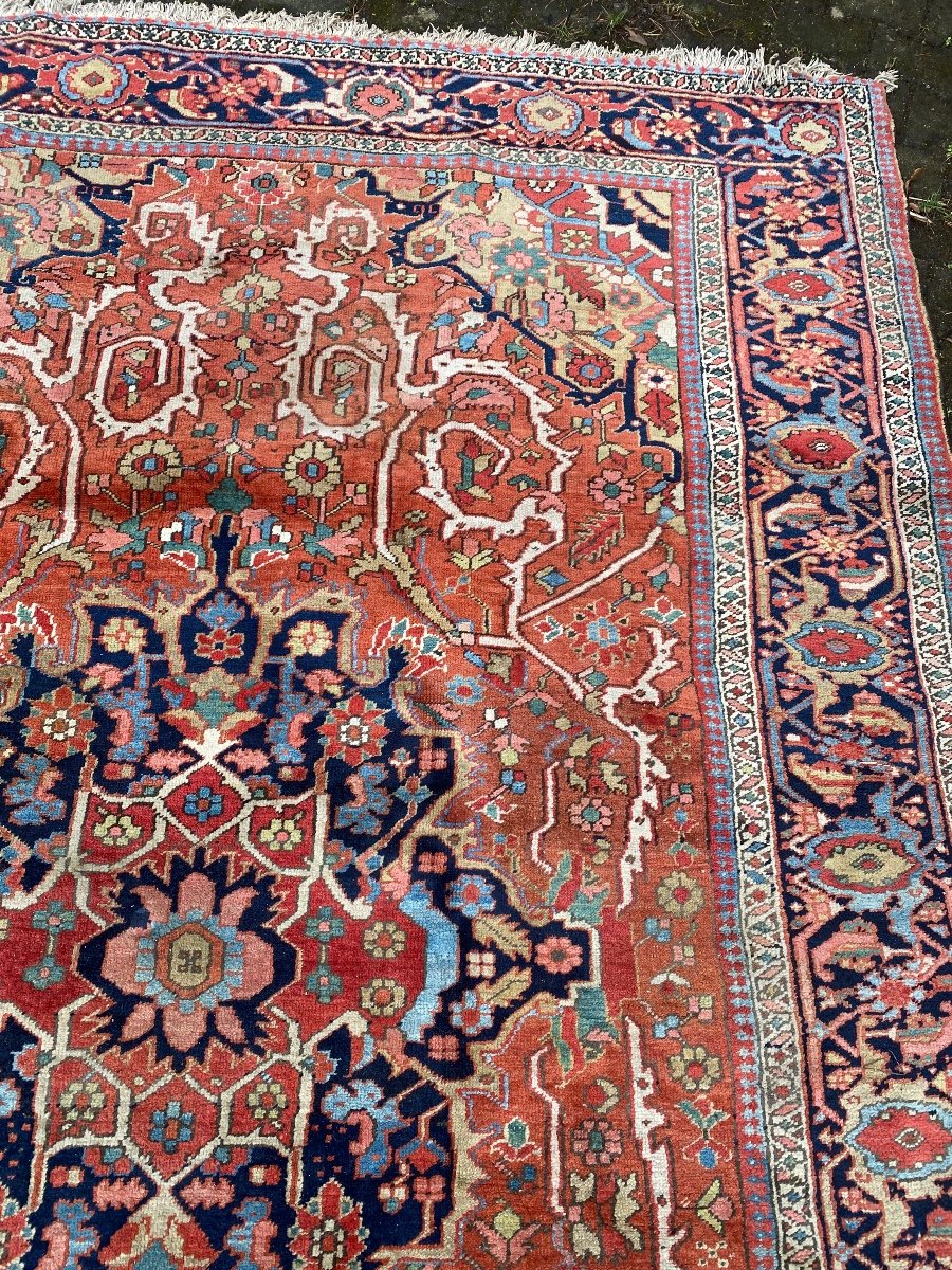 Ancien tapis de collection en laine -photo-4