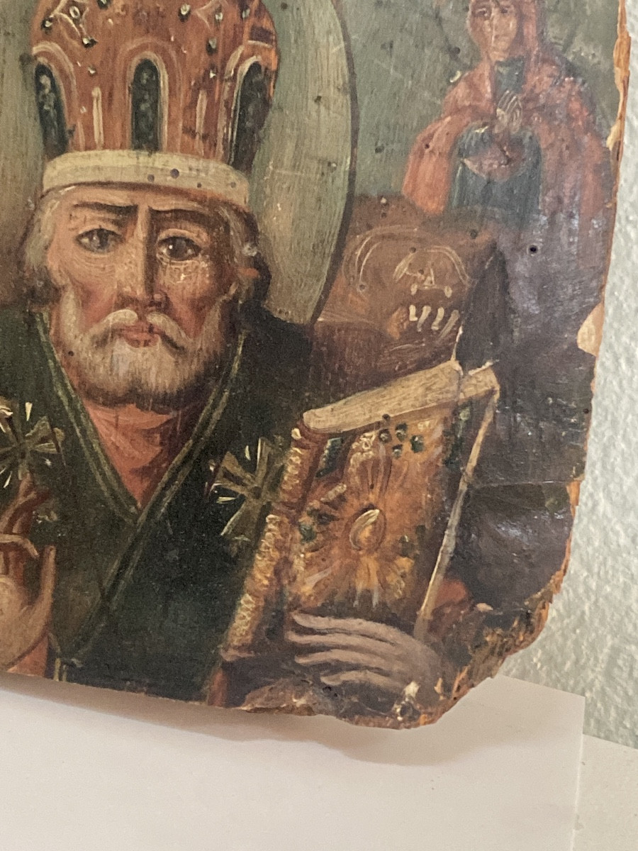 Russian Icon Of Saint Nicholas -photo-2