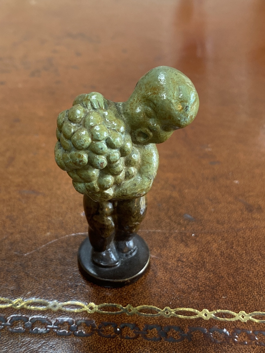 Patinated Bronze Seal 