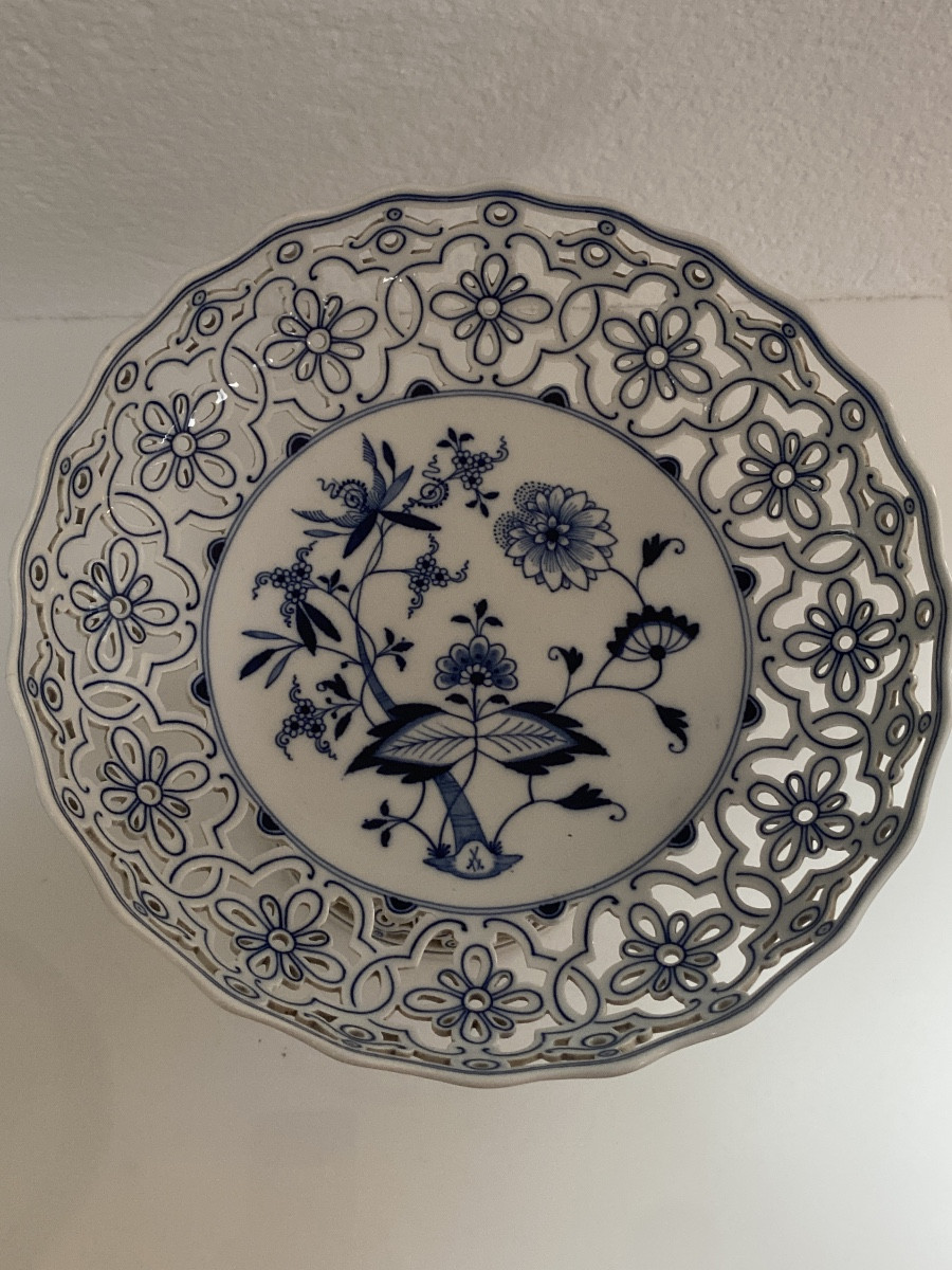 Meissen coupe à fruits en porcelaine de Saxe-photo-2