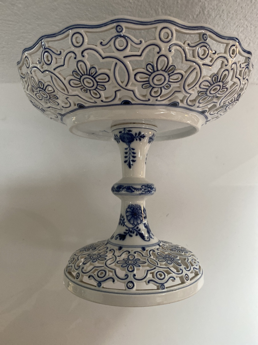 Meissen coupe à fruits en porcelaine de Saxe-photo-2